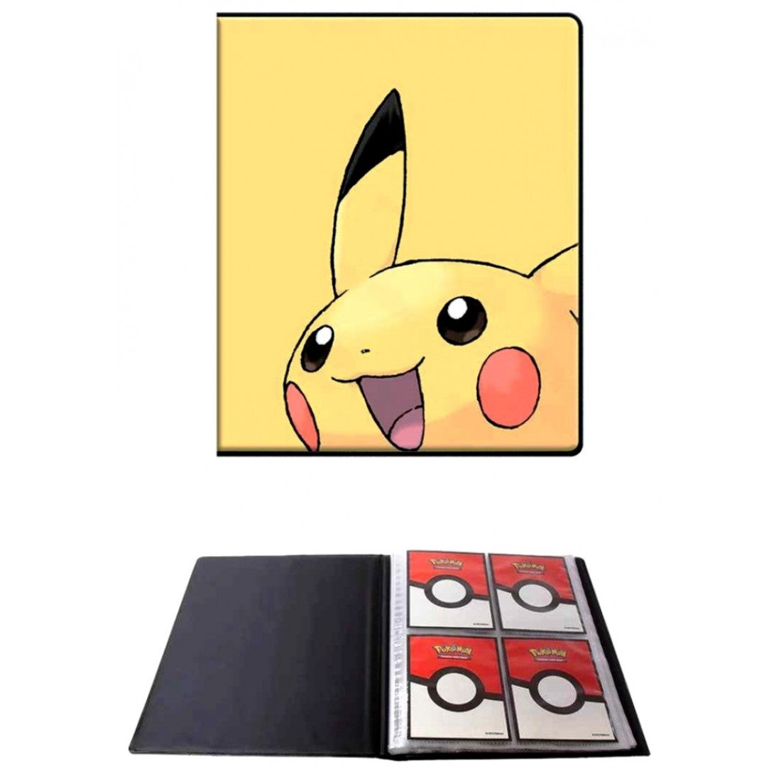 pikachu card binder Pokemon 4-pocket Portfolio