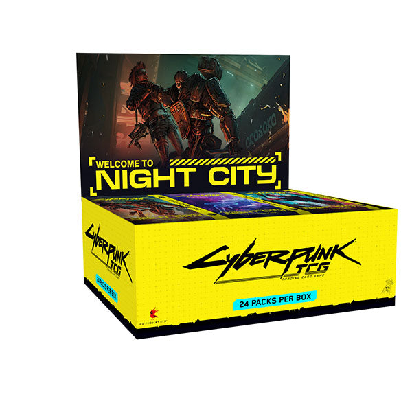 Cyberpunk TCG - Welcome to Night City Retail Booster Display
