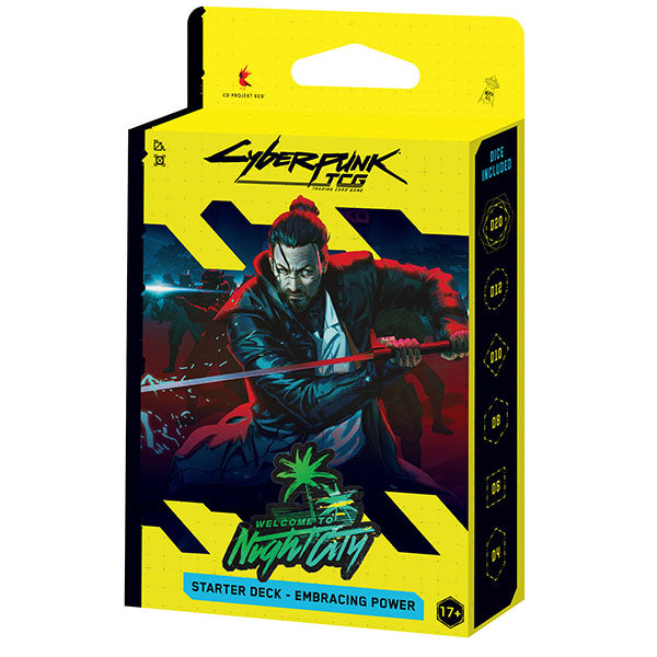 Cyberpunk TCG - Welcome to Night City Starter Deck Display – Embracing Power