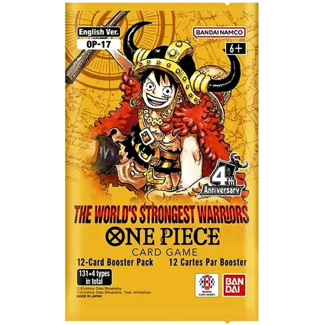 One Piece (OP17) The World's Strongest Warriors Boosters (24ct)