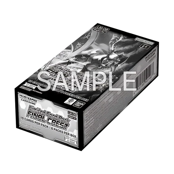 Digimon Card Game - Limited Card Pack Final Crest LM-08 Booster Box